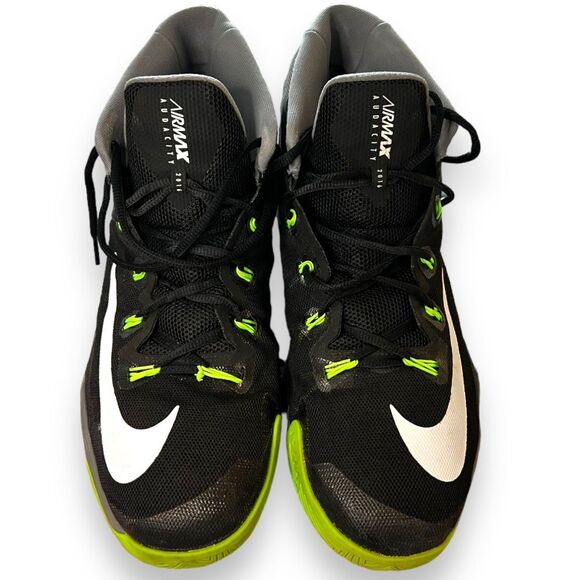 Nike Mens Sneaker Shoes Air Max Audacity 2016 843884-002 Black Green Size 13